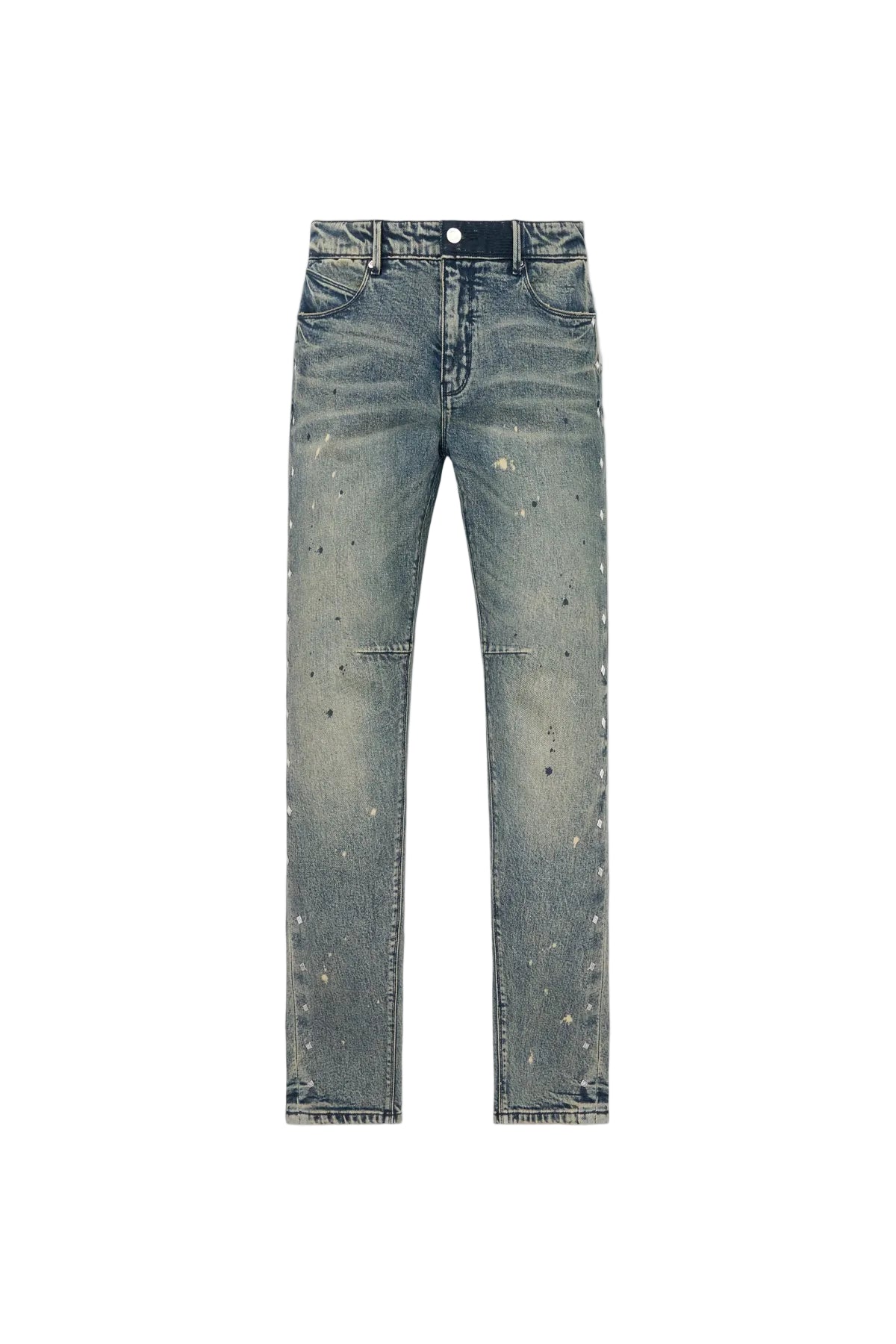 Bryant Skinny Jean - Marine Paint Stud