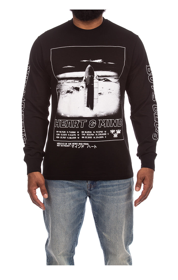 Lift Long Sleeve T-Shirt - Black