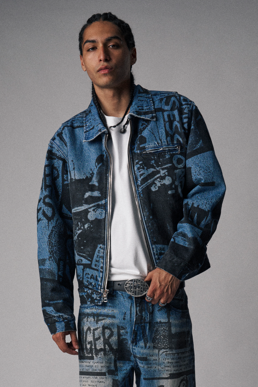Easton Workwear Jacket - Dust Mist Poster