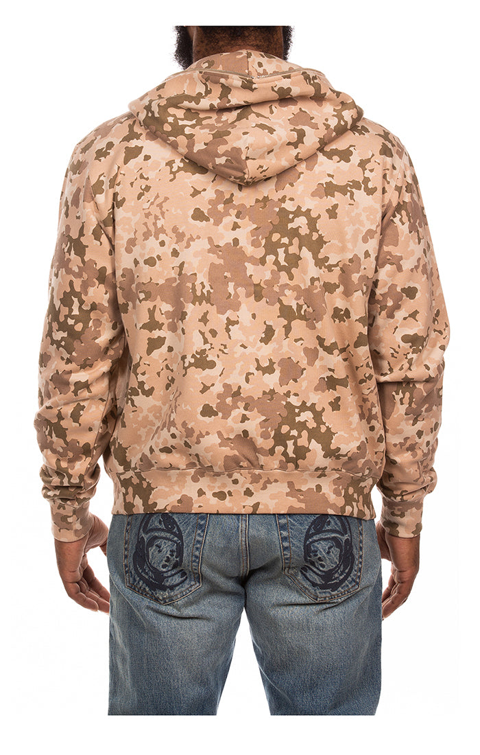 BB Camo Zip Hoodie - Doeskin