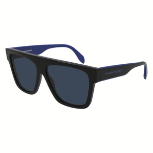 Alexander McQueen Romance AM0302S Sunglasses - Blue & Black