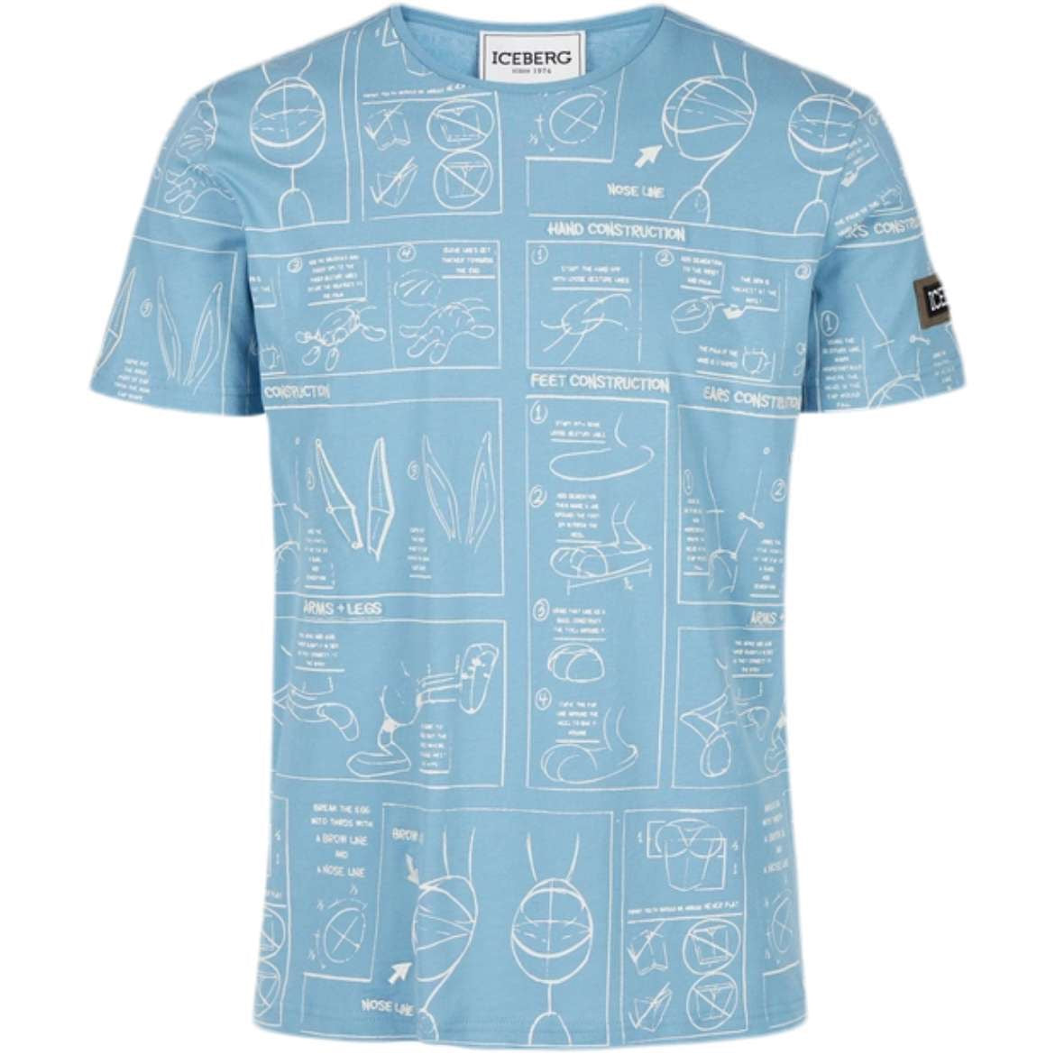 Bugs Skectch Tee - Light Blue