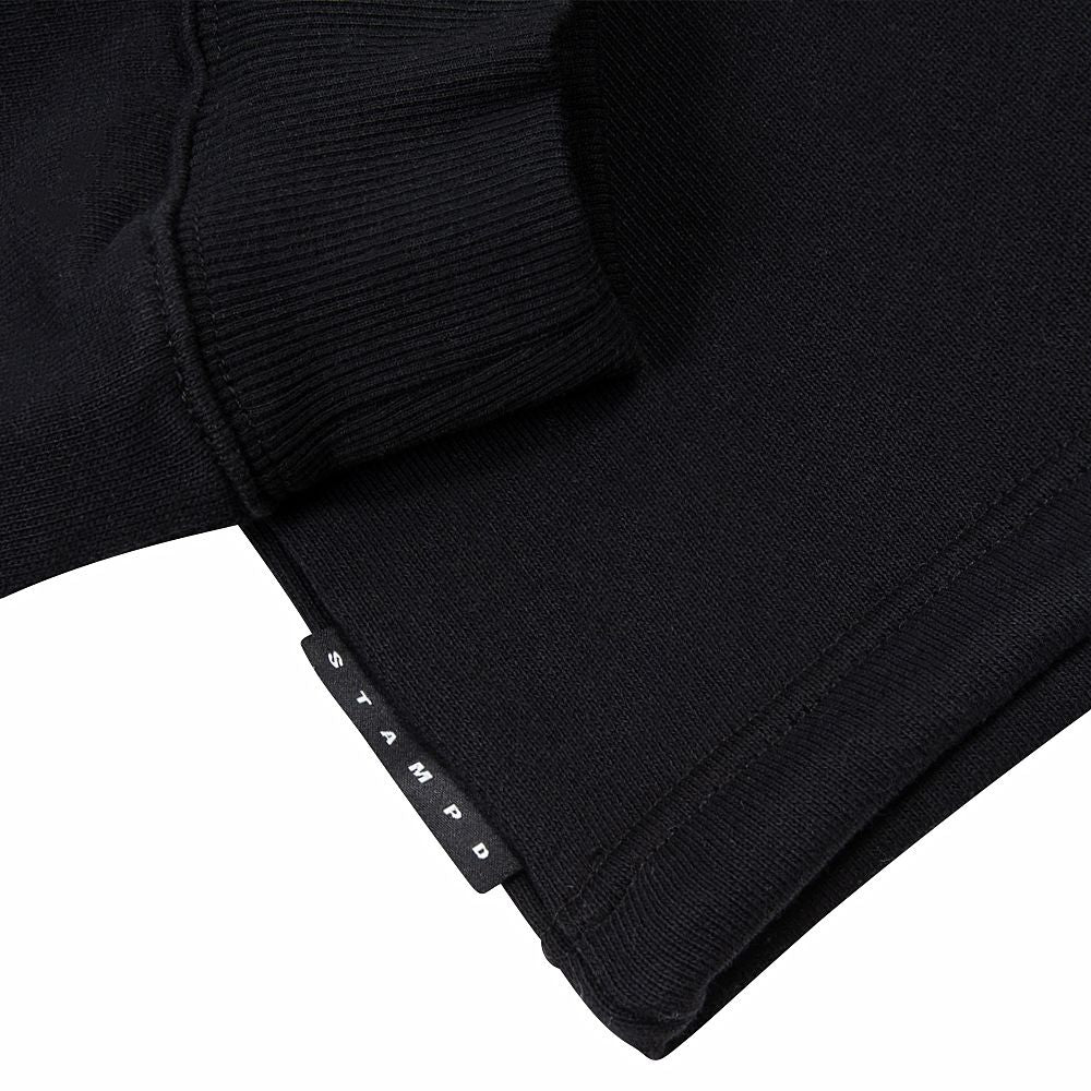 Patchwork Bandana Hoodie - Black