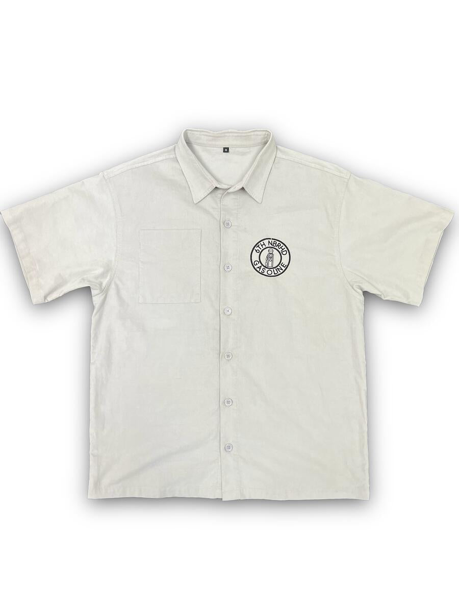 Gas Services Woven Shirt - Grey
