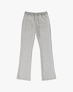 French Terry Flare Sweats - Heather Grey