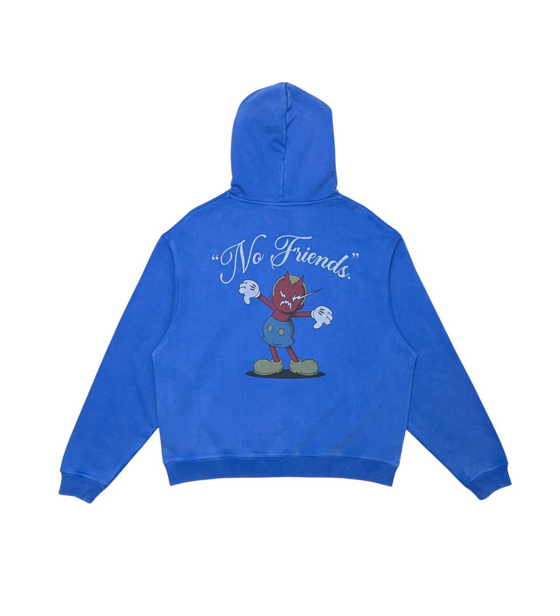 No Friends Hoodie - Blue
