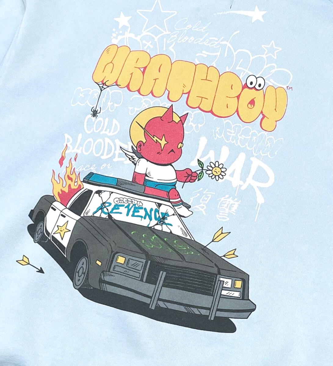 Inked Up Hoodie - Ice Blue