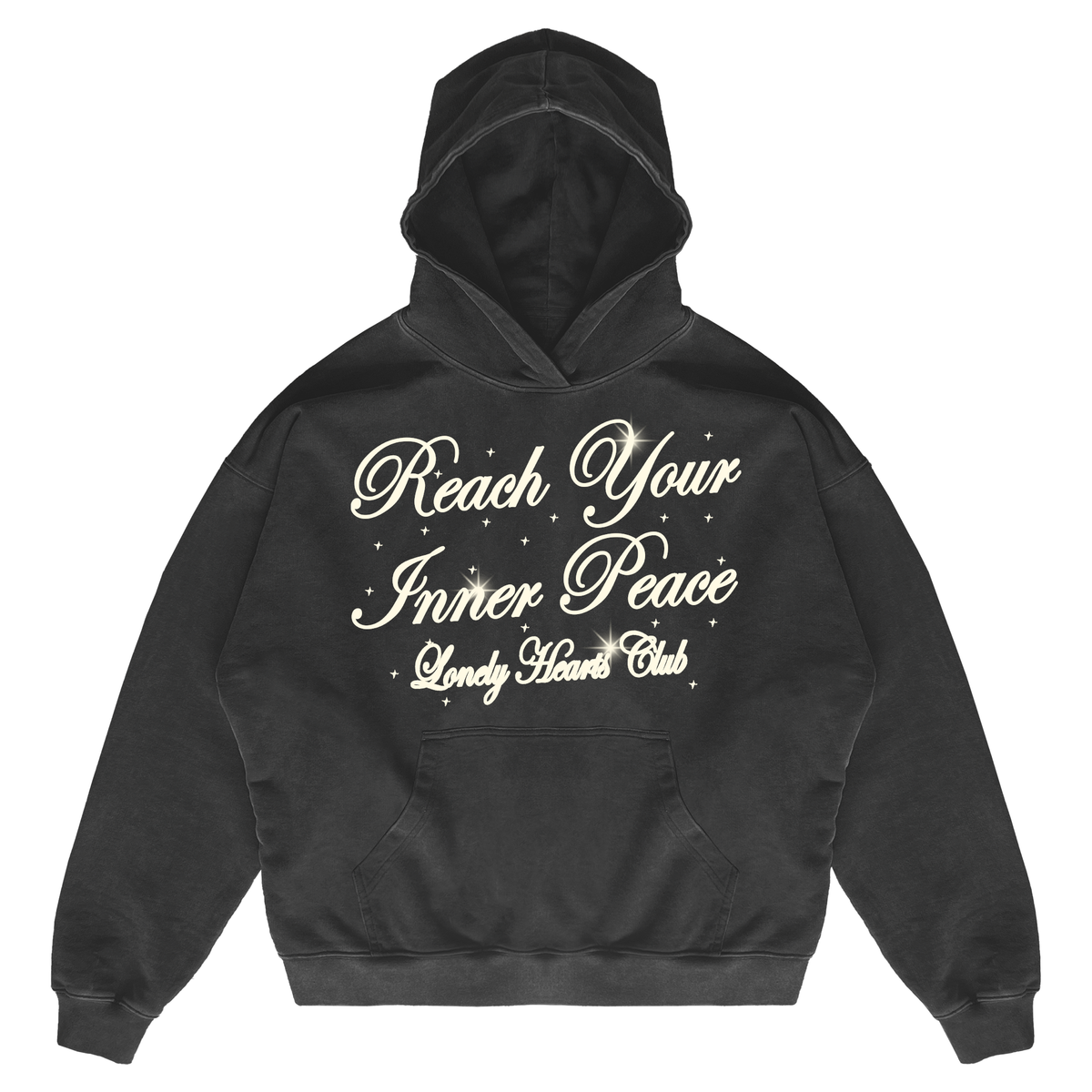 Reach Your Inner Peace Premium Hoodie - Vintage Grey