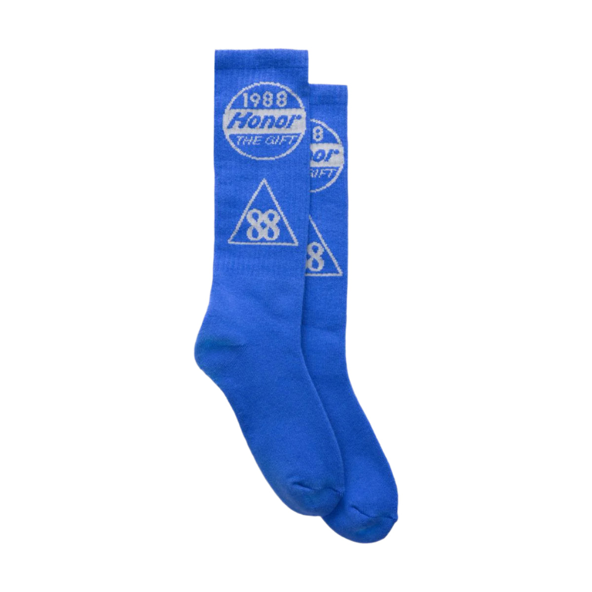 Live Patchwork Socks - Blue