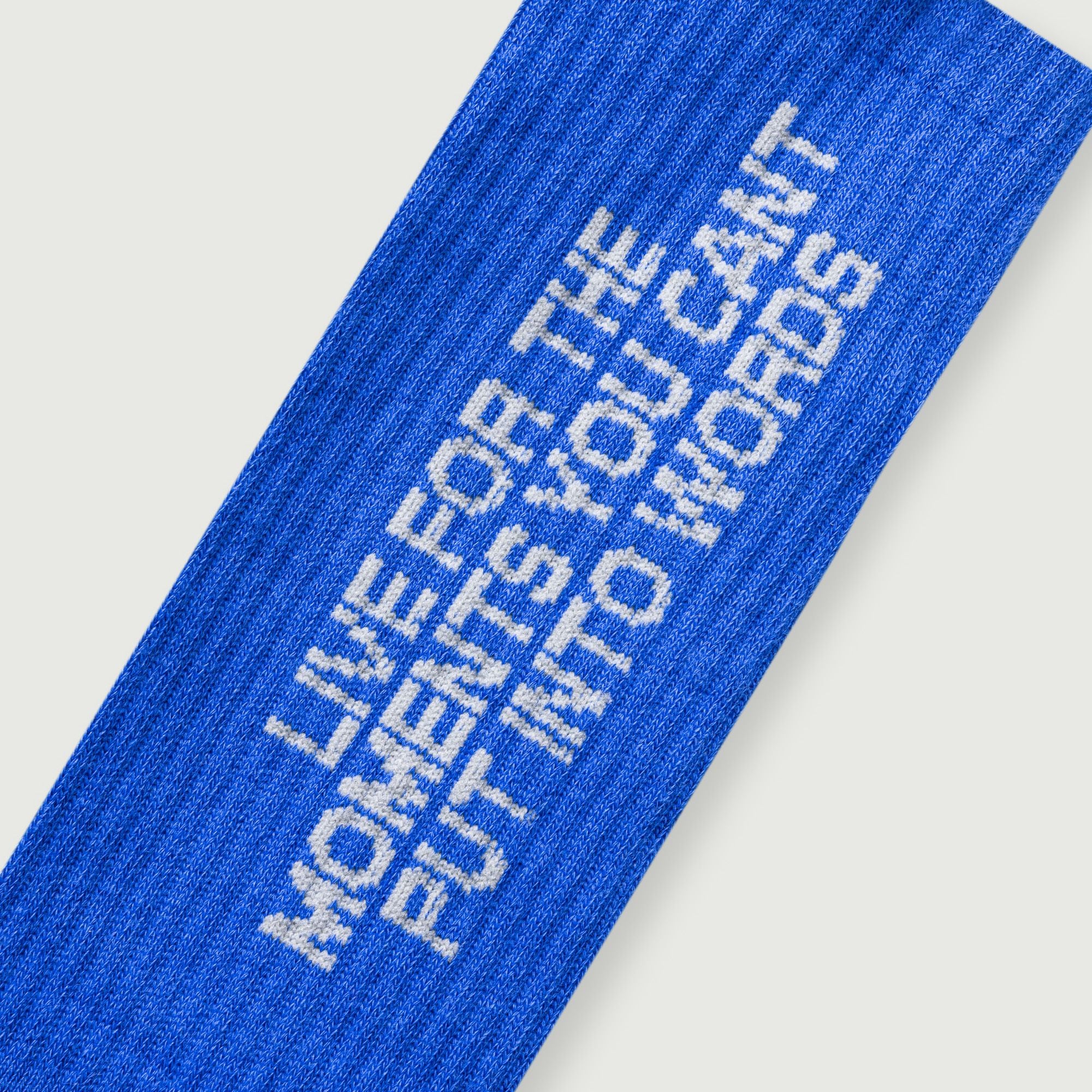 Live Patchwork Socks - Blue