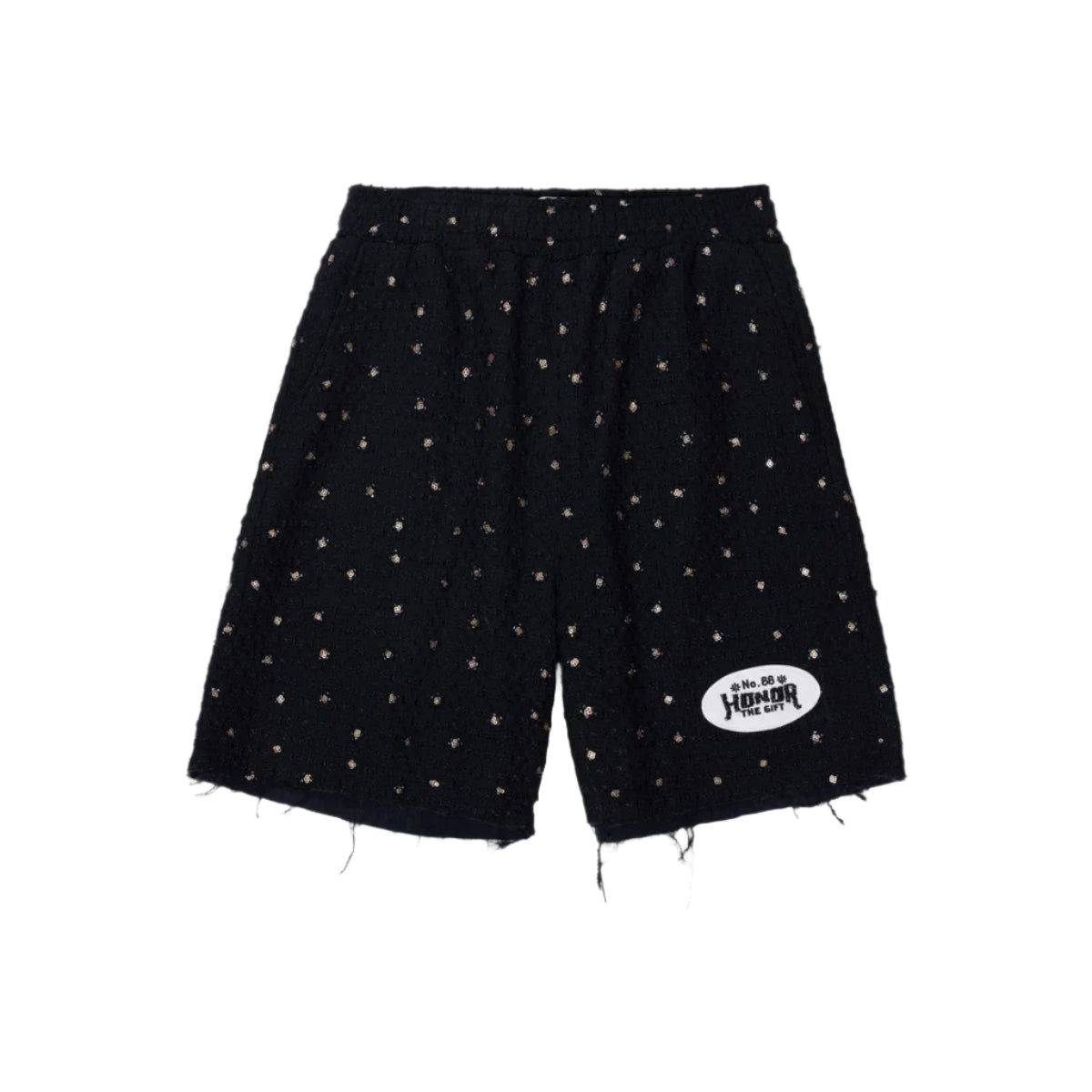 Beaded Shorts -Black