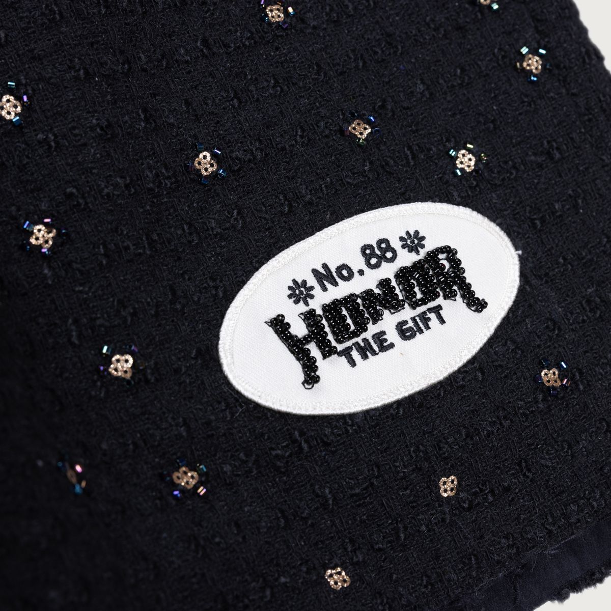 Beaded Shorts -Black