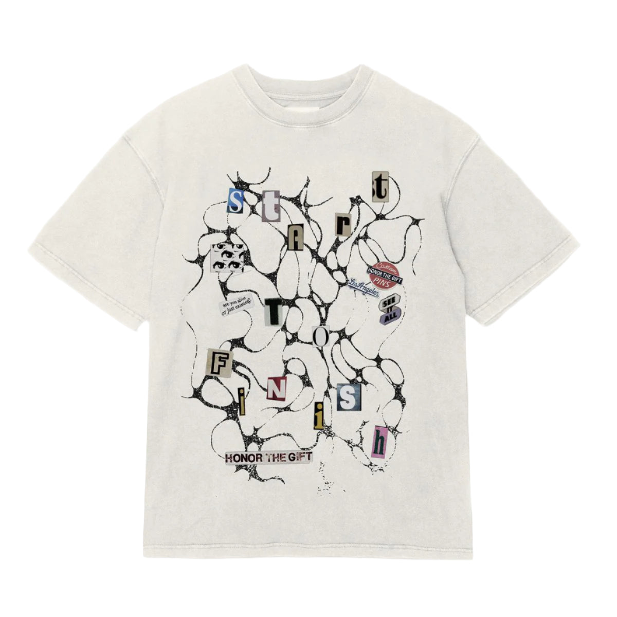 Start to Finish T-Shirt - Bone