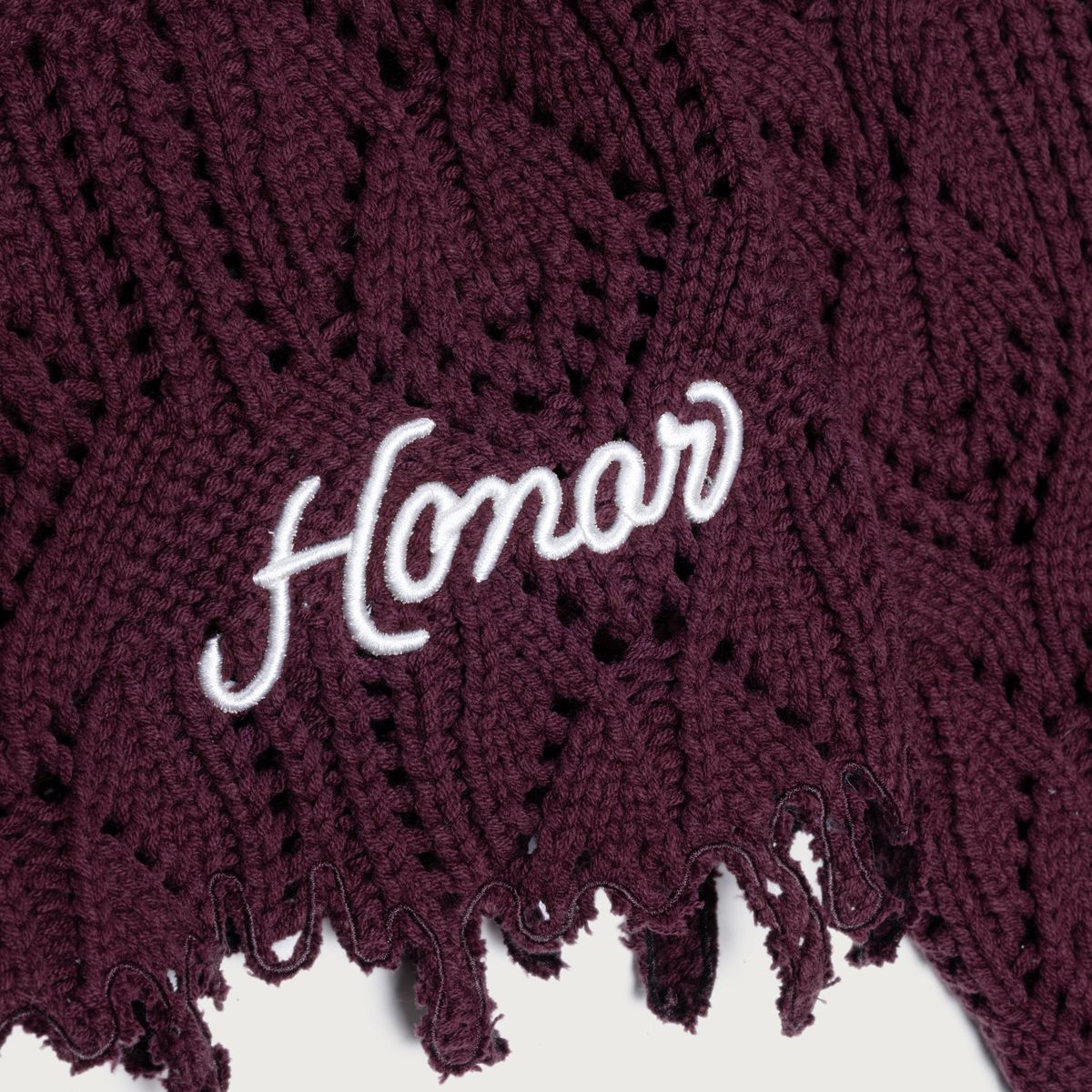 Cable Knit Sweater - Berry