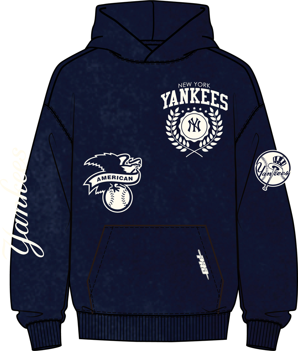 NEW YORK YANKEES STREET TEAM - ENZYME WASH DS FT PO HOODIE