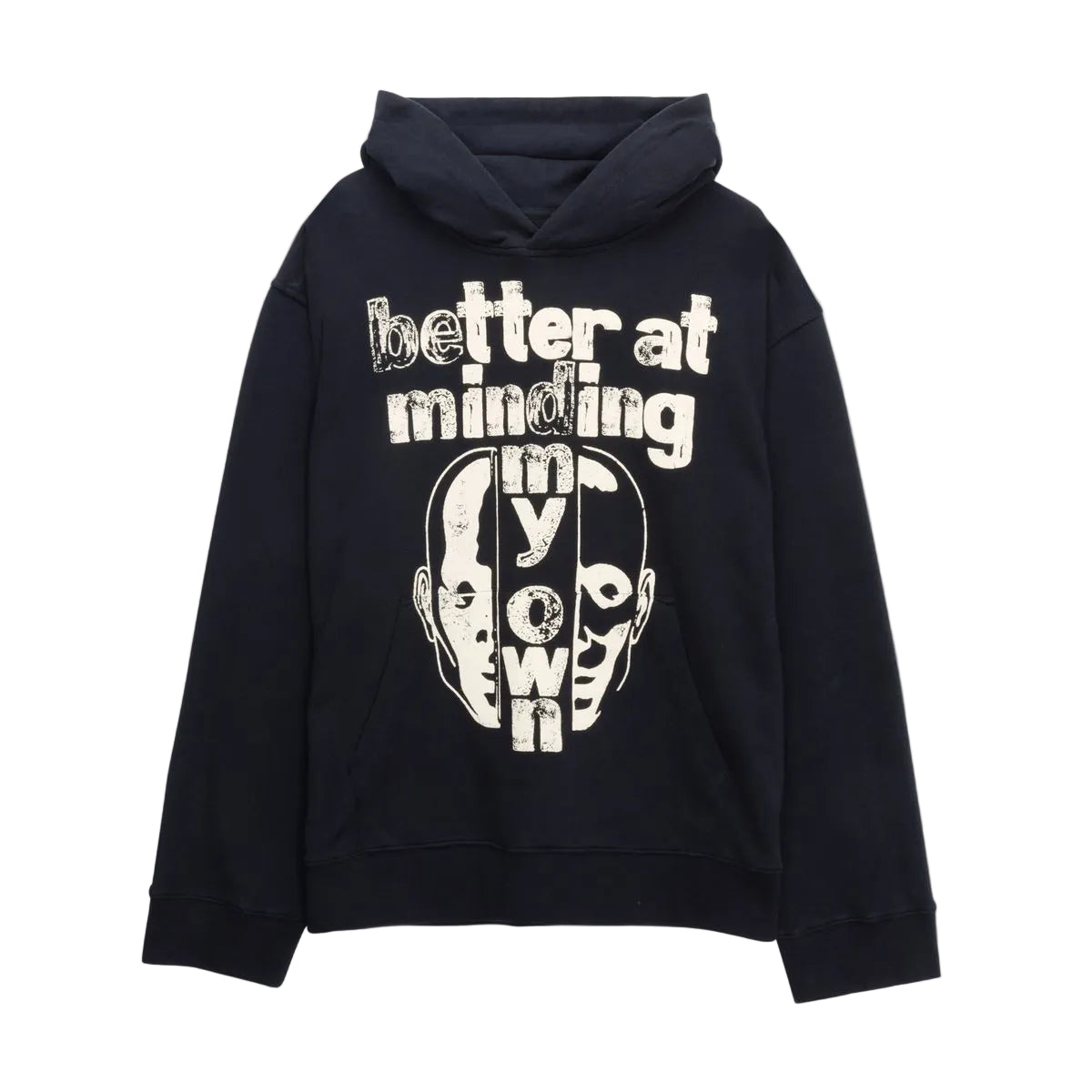 Better at Minding My Own Hoodie - Black