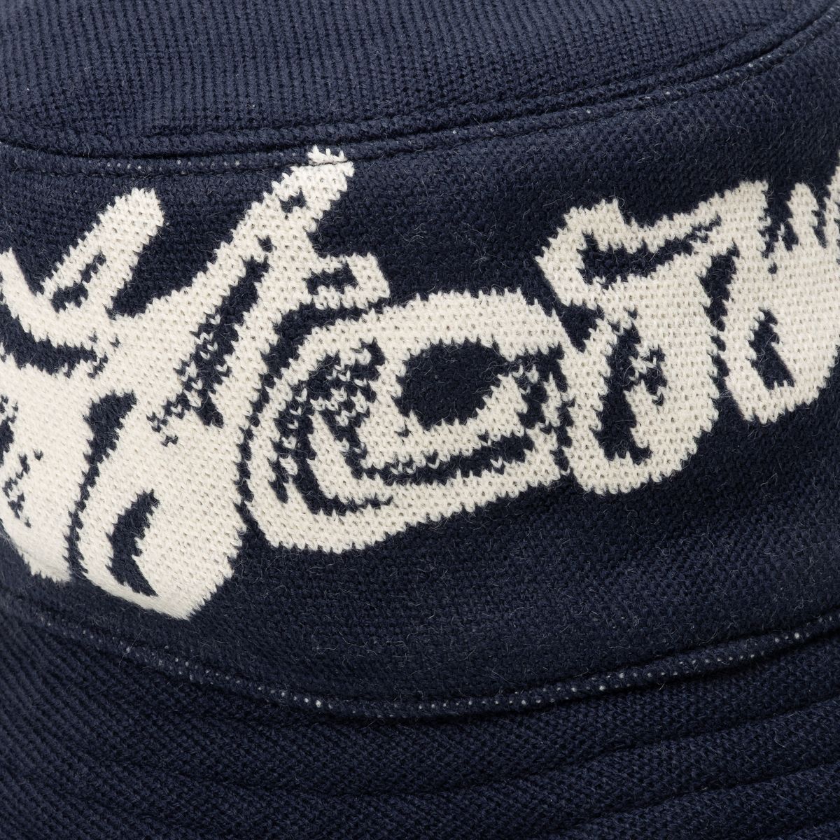 #88 Jacquard Bucket Hat - Navy