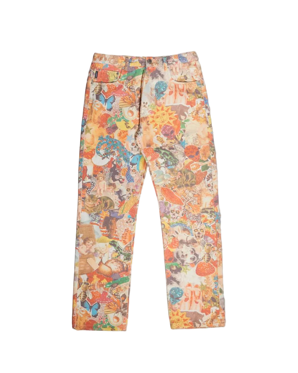 Stickers Straight leg Jeans - Multi