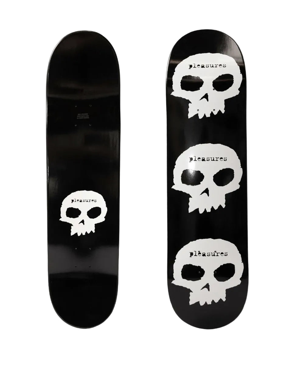 Skulls Skate Deck - Black