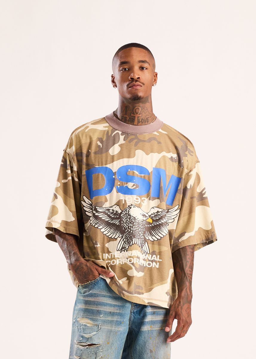 DSM Eagle Camo T-Shirt - Desert Camo
