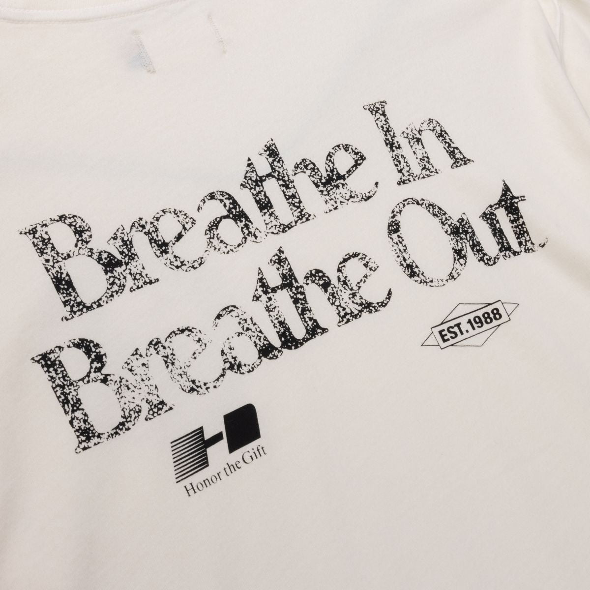 Breath In Breath Out T-Shirt - White