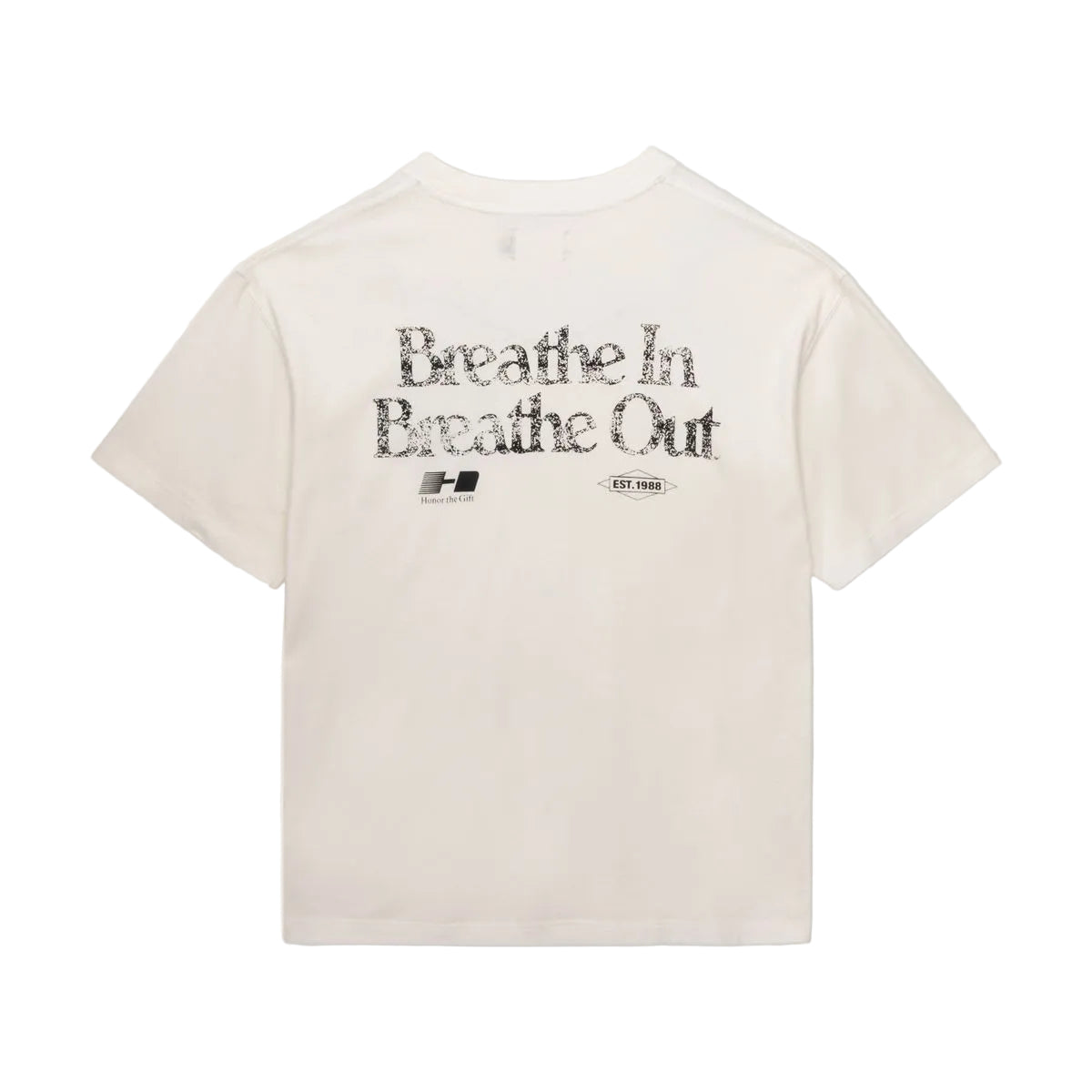 Breath In Breath Out T-Shirt - White