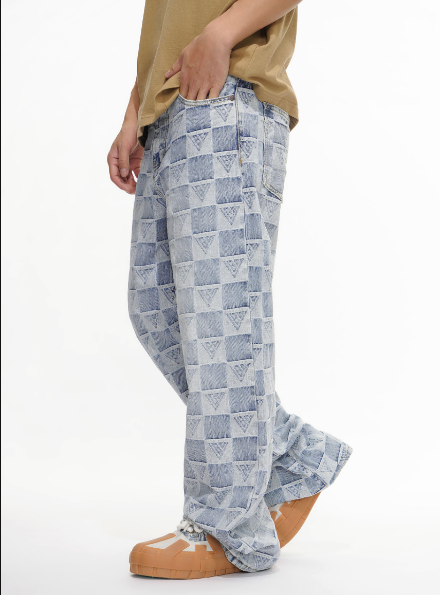 All Over Baggy Fit - Light Blue Wash