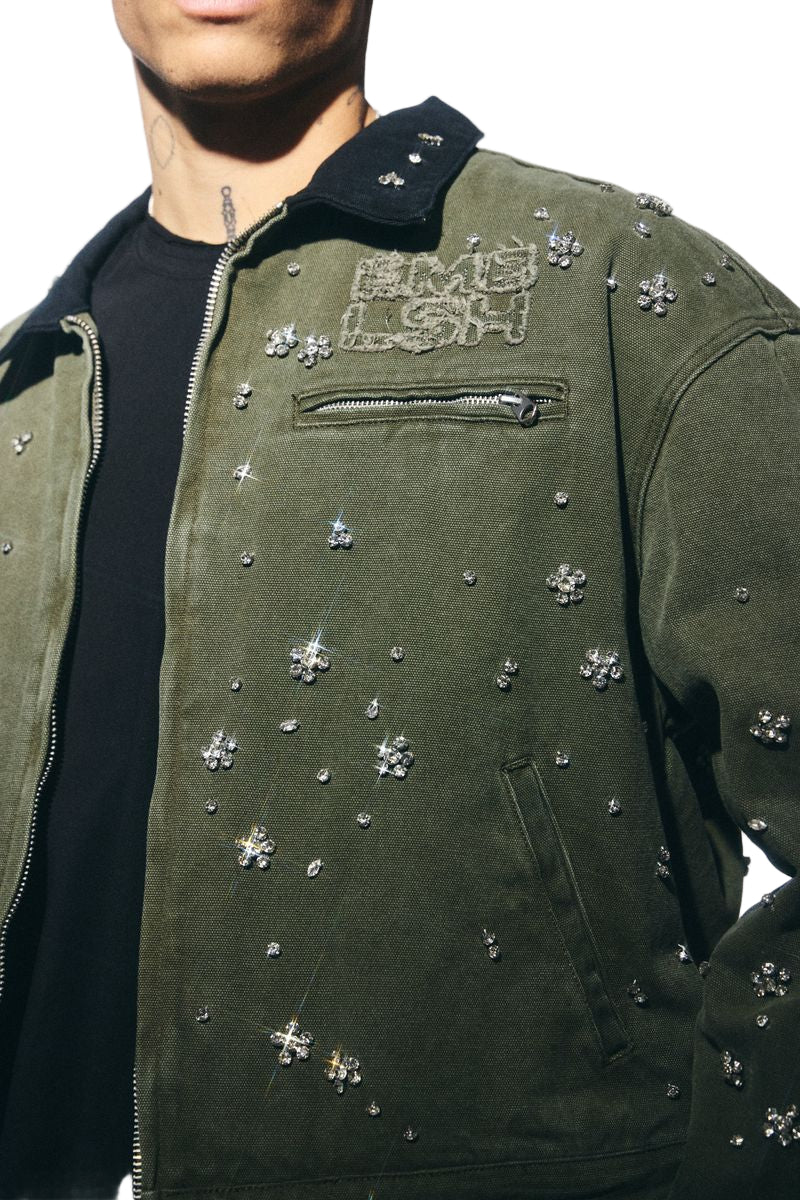 Clean Up Work Jacket (Field Green)