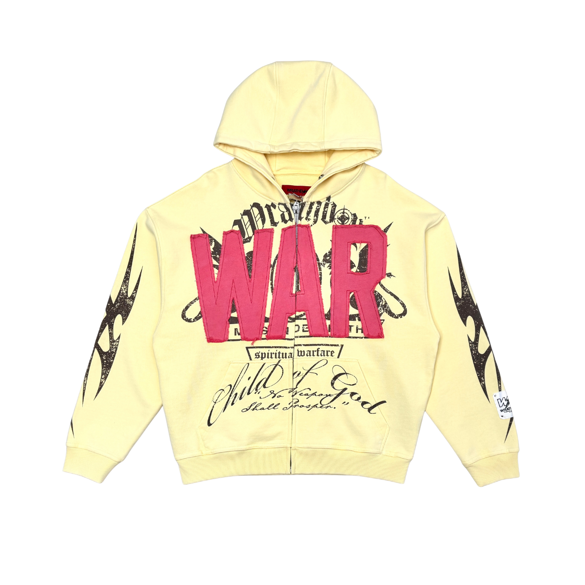 Hard to kill hoodie - Light Yellow