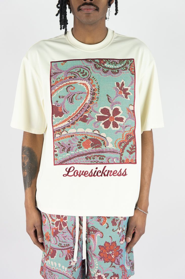 Lovesickness Tapestry T-Shirt - Cream