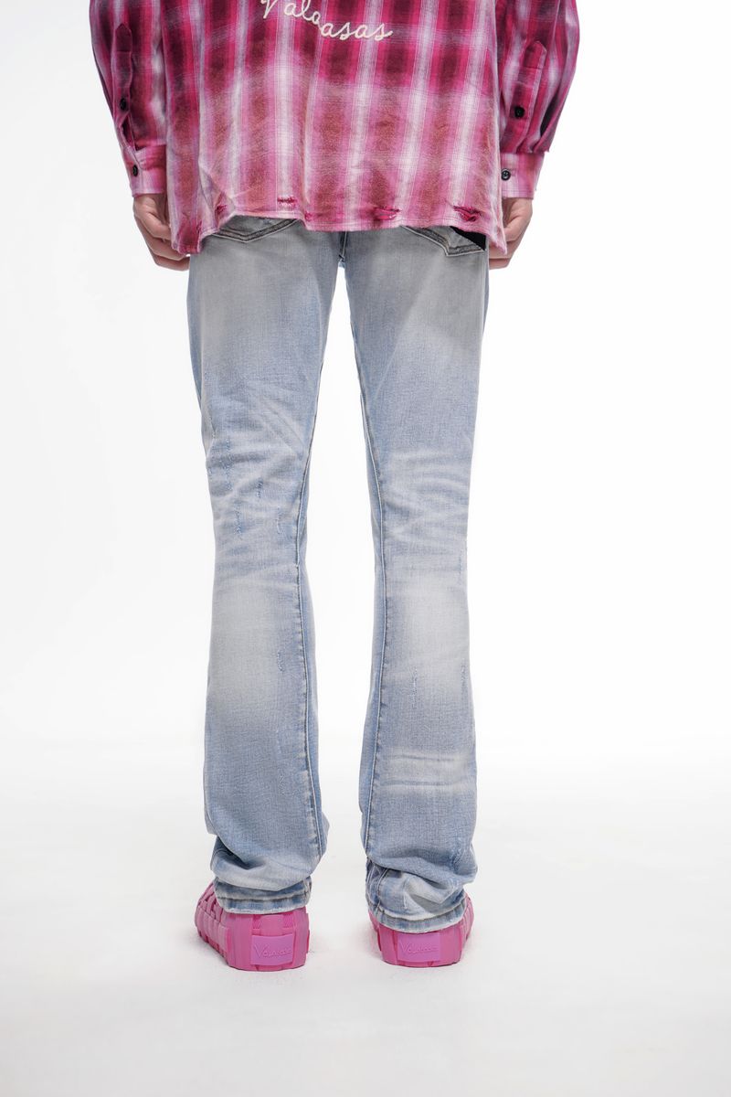 Outlawed Stacked - Light Wash