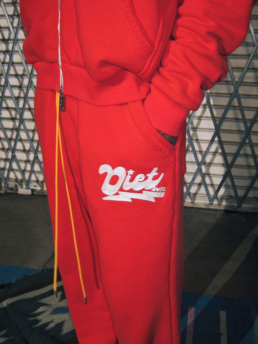 Bolt Sweatpants - Red