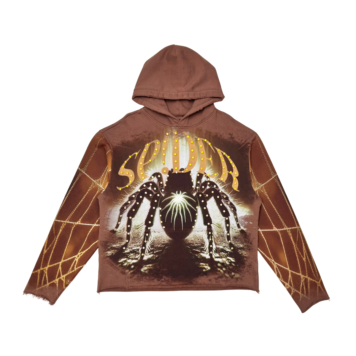 Spider Pullover Hoodie - Bronze