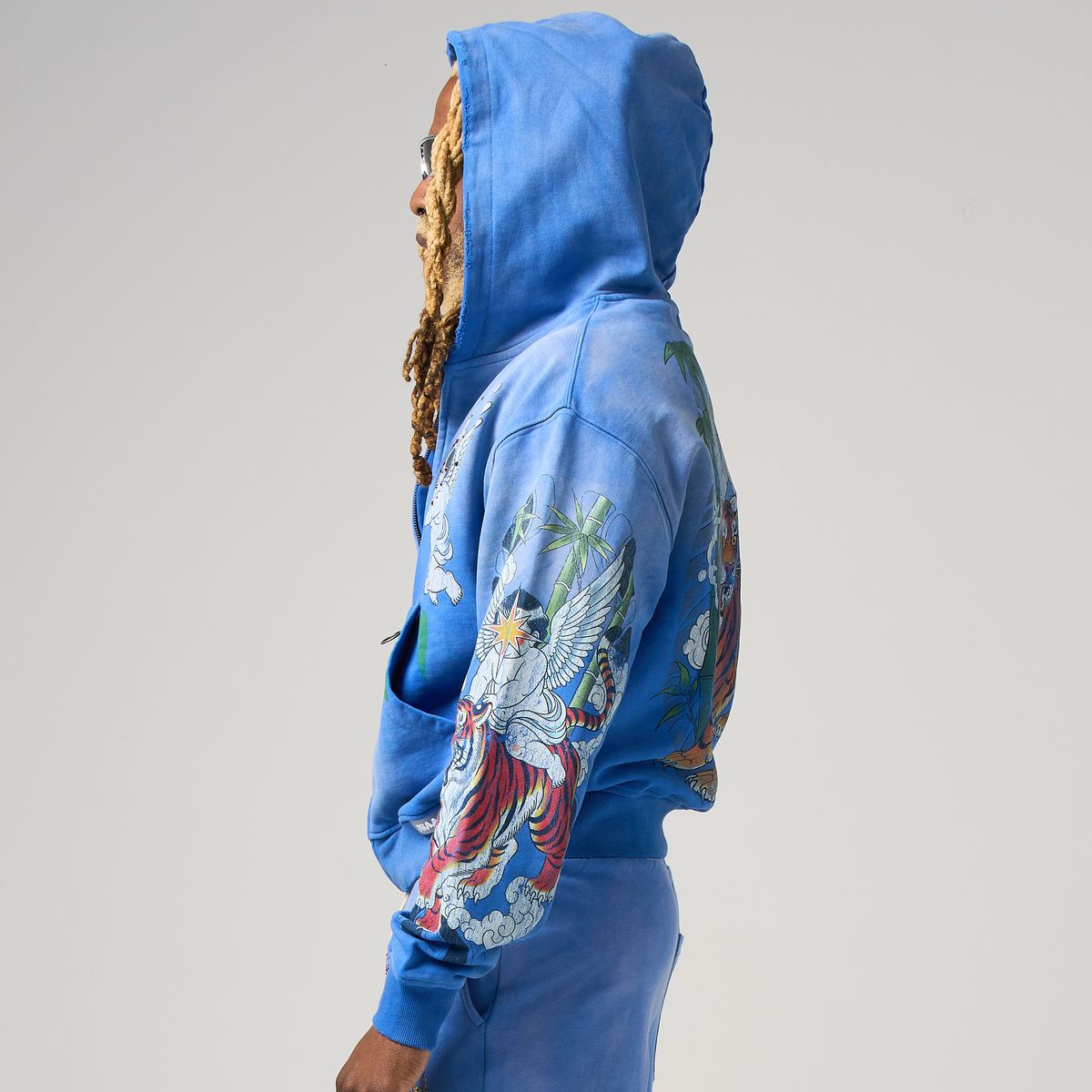 Garden Hoodie - Blue