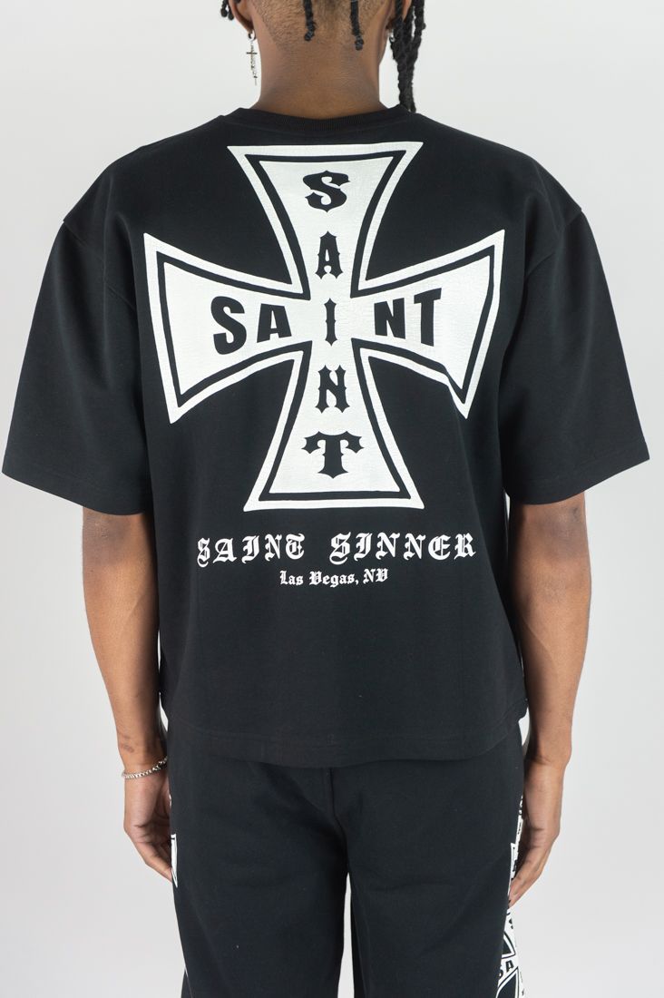 Saint Cross T-Shirt - Black