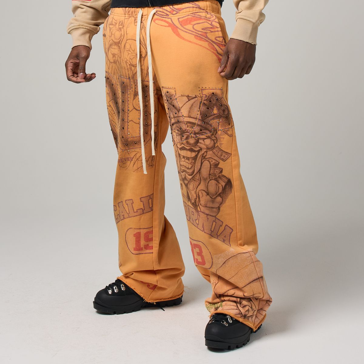Coral Sweatpants - Orange
