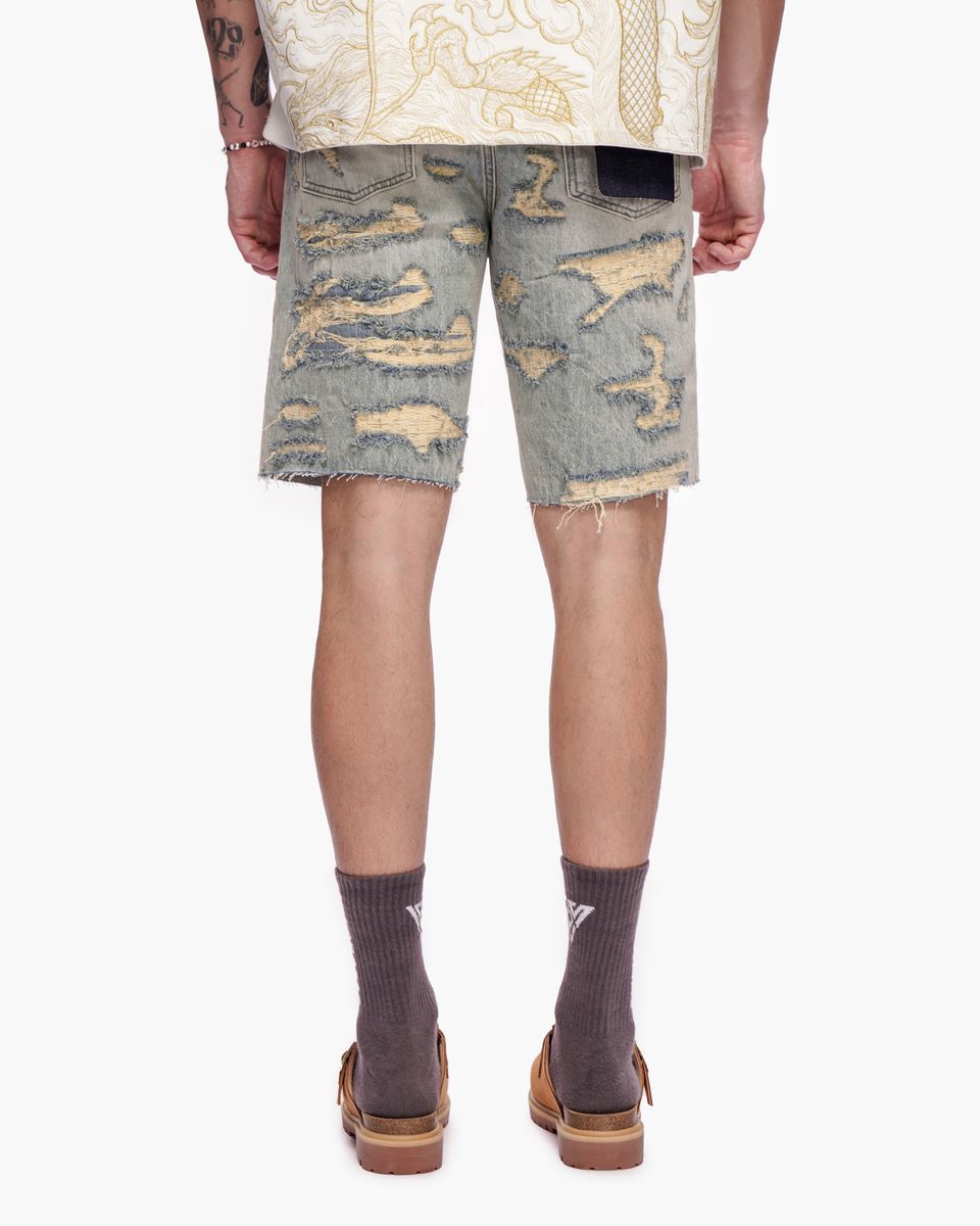 Incise Shorts - Vintage Wash