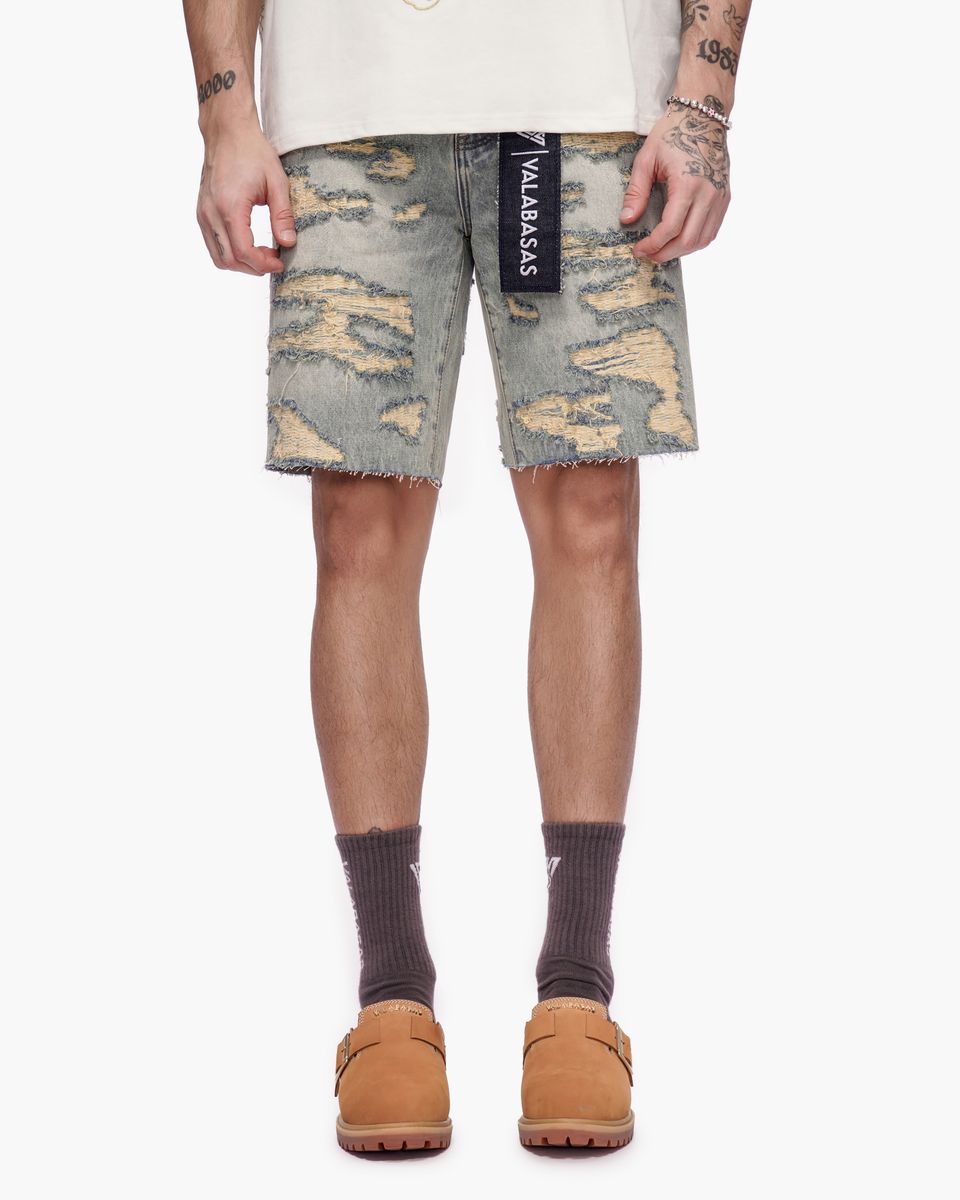 Incise Shorts - Vintage Wash