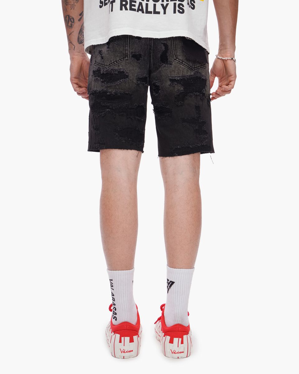 Incise Shorts - Grey Wash