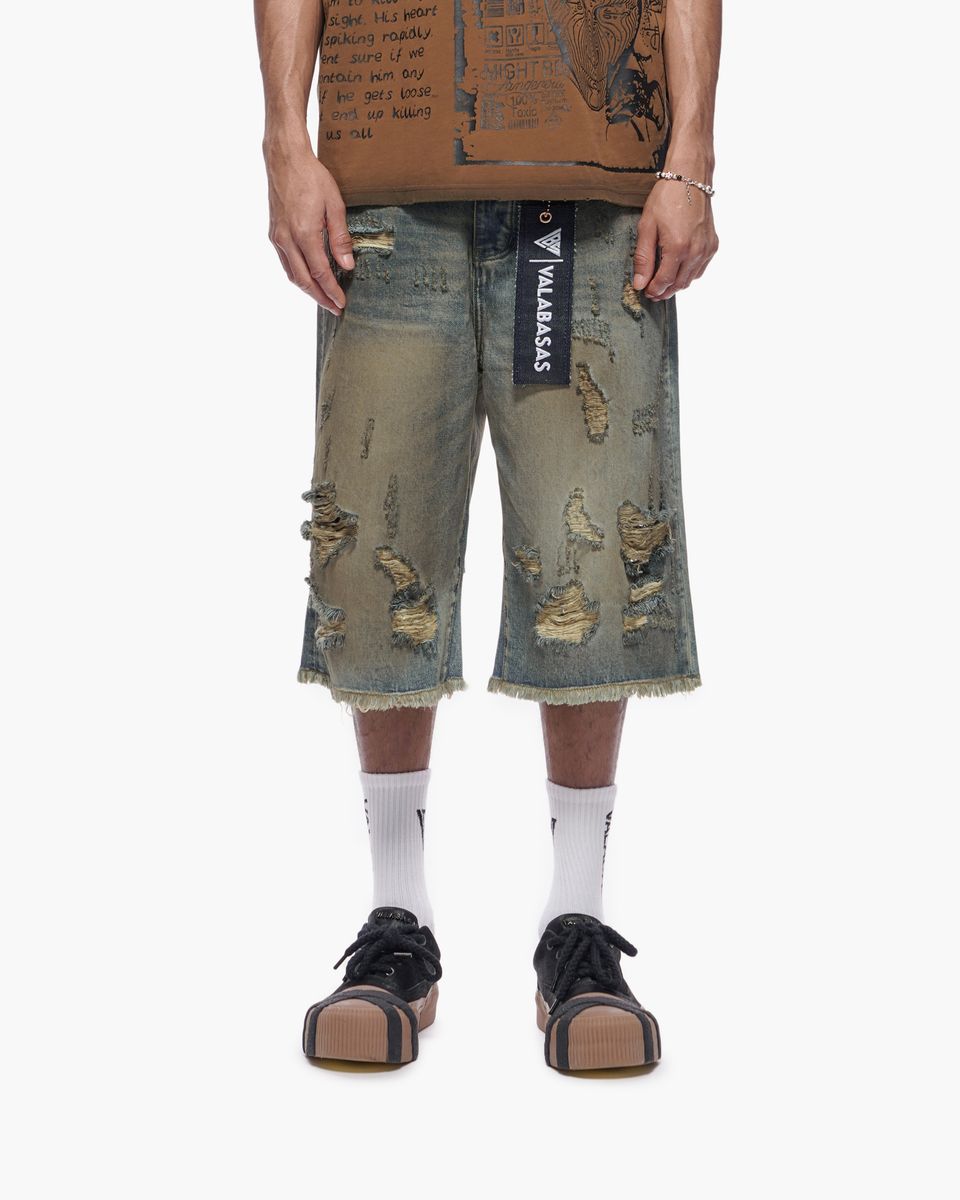 Snapped Shorts - Dirty Wash