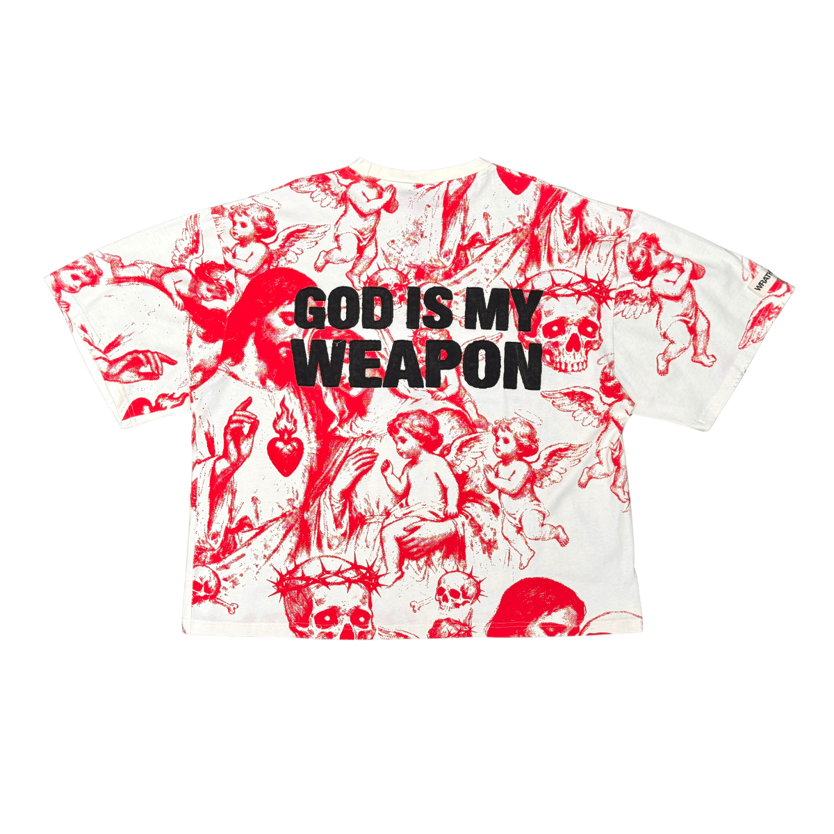 God is My Weapon T-Shirt - Red