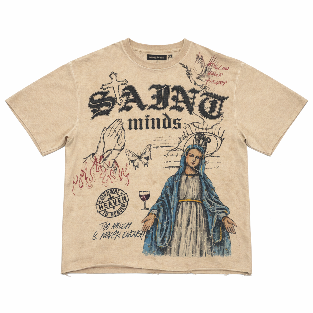 Saint Minds T-Shirt - Cream