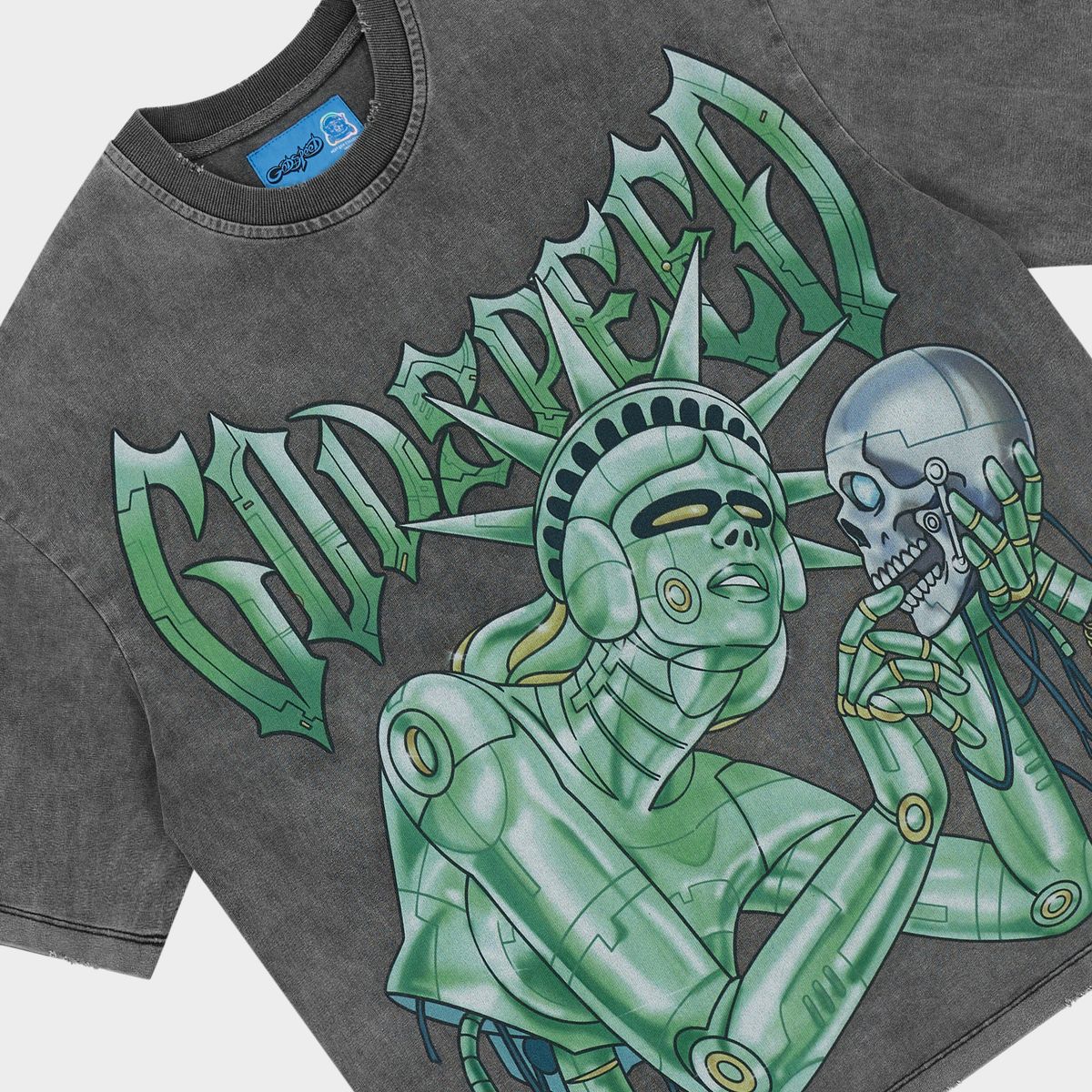 Freedoms Protocol T-shirt NG - Grey Wash