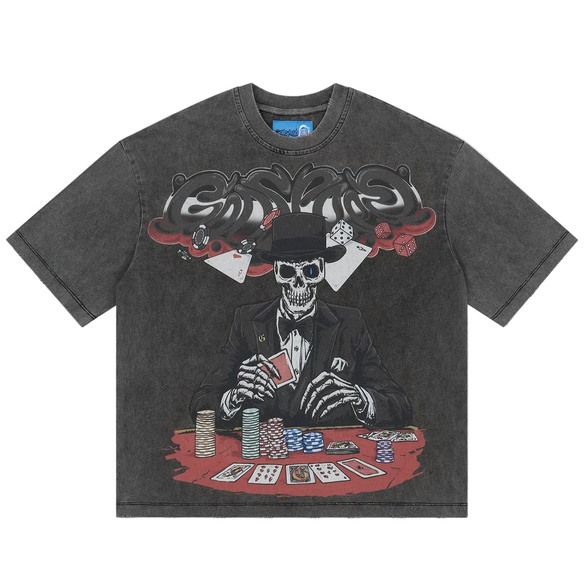 High Stakes T-shirt NG  - Grey Wash