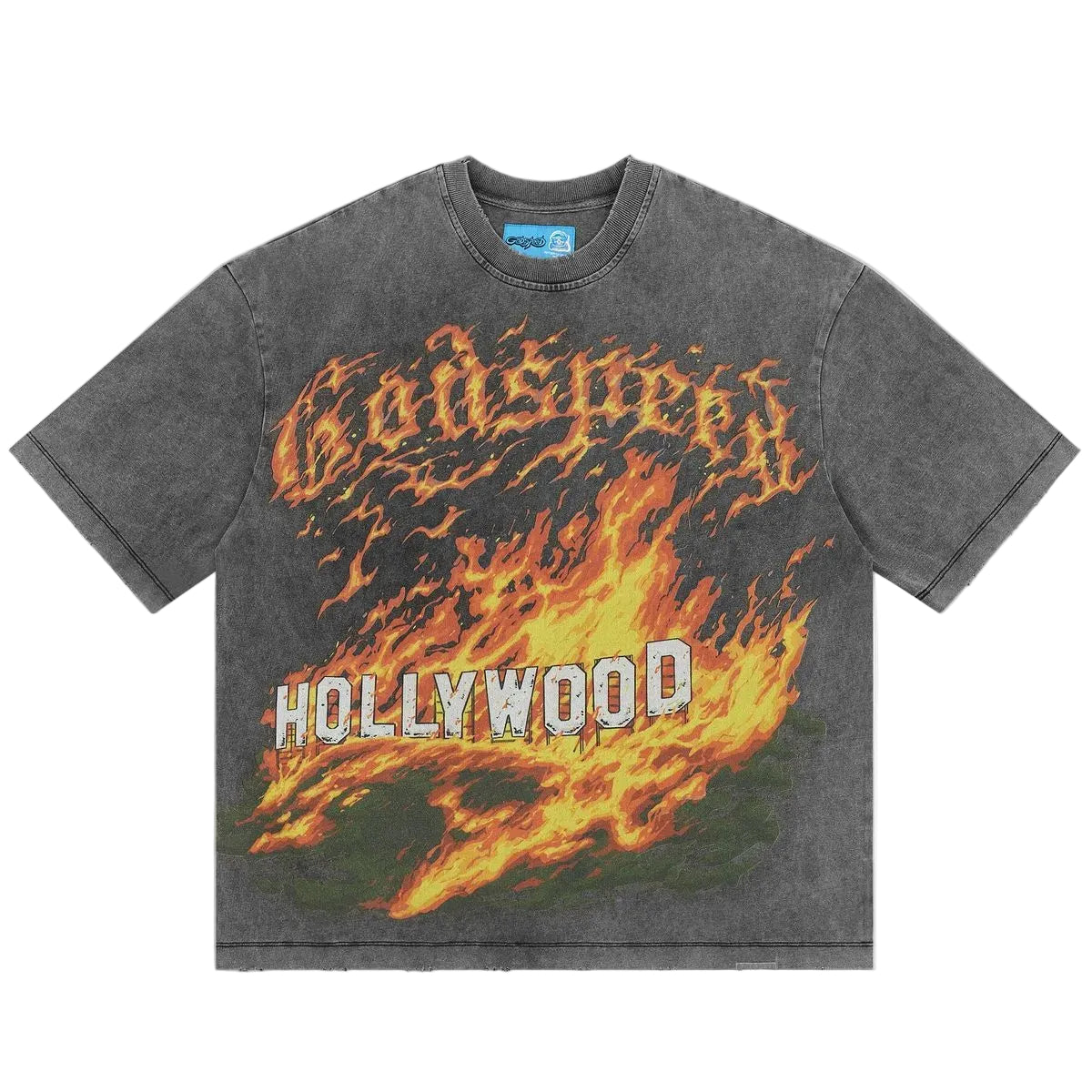 Hollywood Inferno II NG T-shirt - Grey Wash