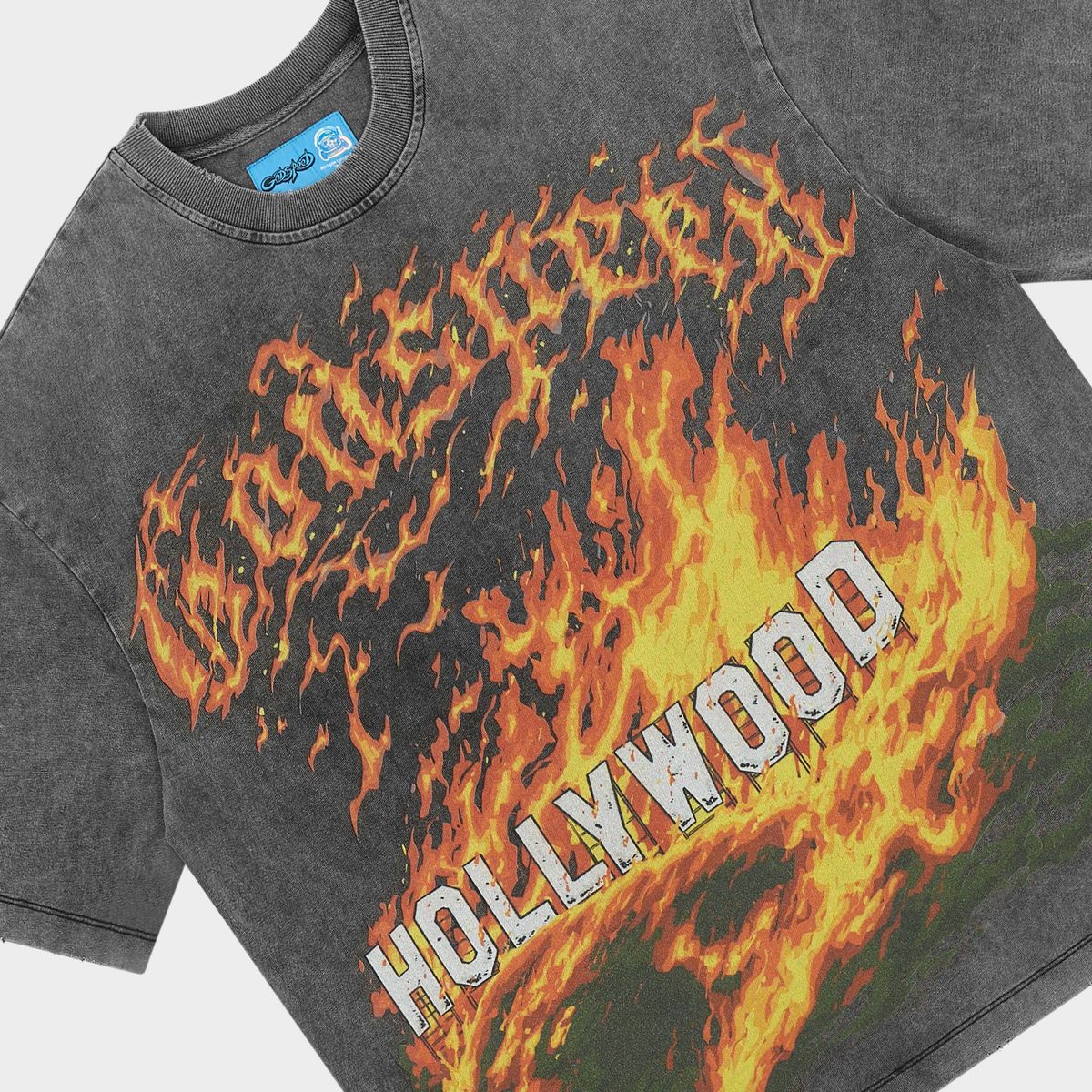 Hollywood Inferno II NG T-shirt - Grey Wash