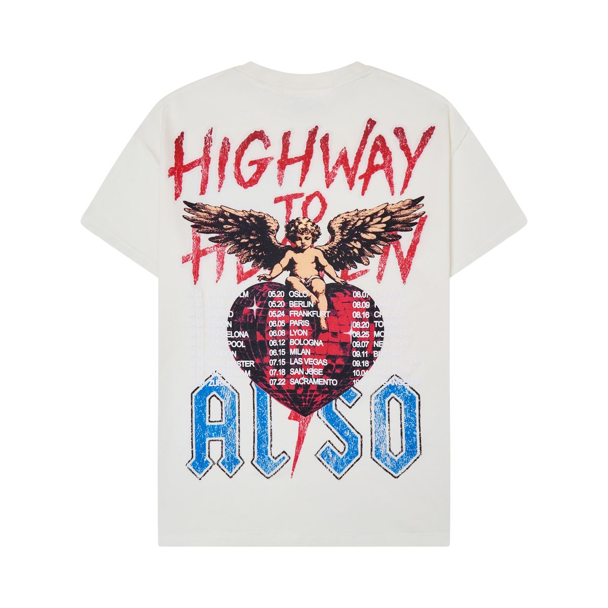 Highway To Heaven T-Shirt - Cream