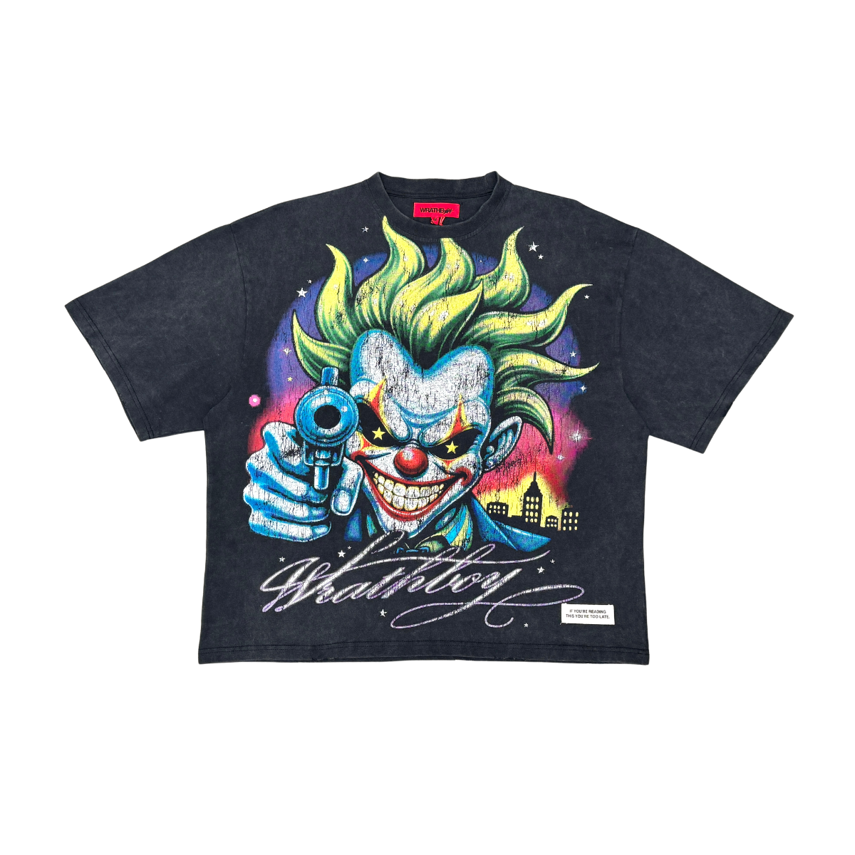 Clown T-Shirt - Vintage Black