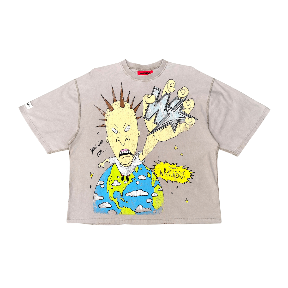You Can Run T-Shirt - Light Brown