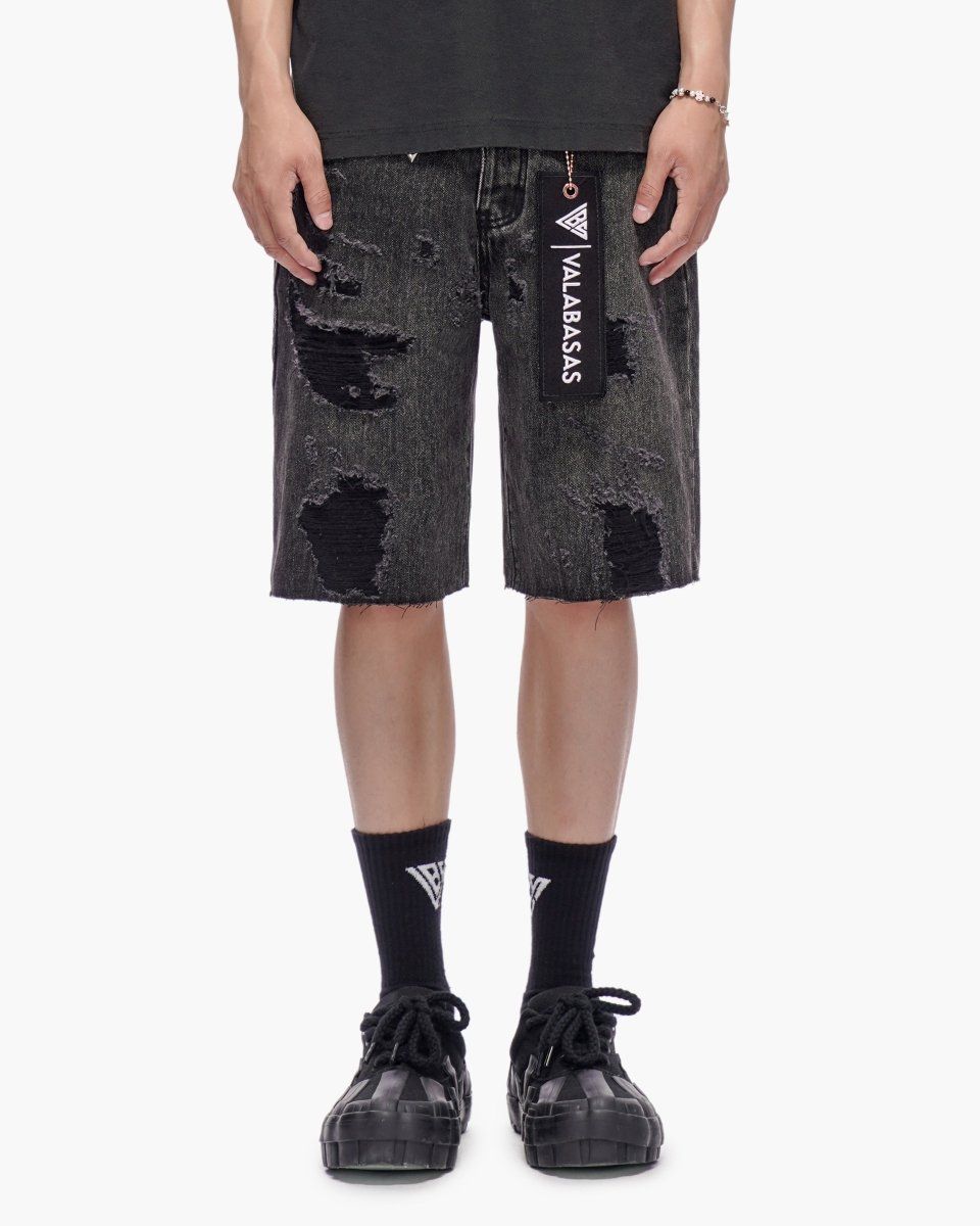 Compass Shorts - Grey Wash